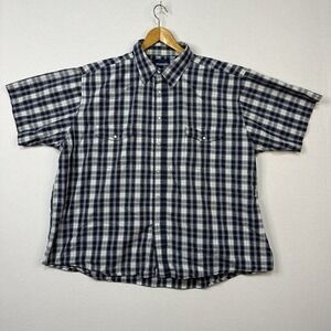 Wrangler Men's Pearl Snap‎ Plaid Shirt 2XL??